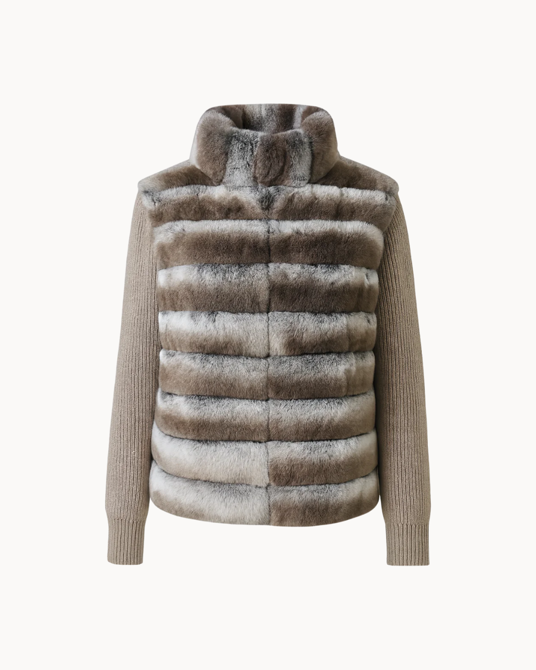 Aspen Fur Jacket - Oatmeal, LOEVA