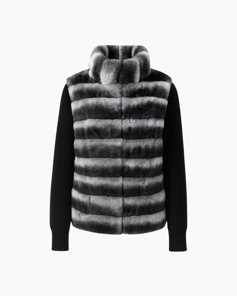 Aspen Fur Jacket - Black, LOEVA