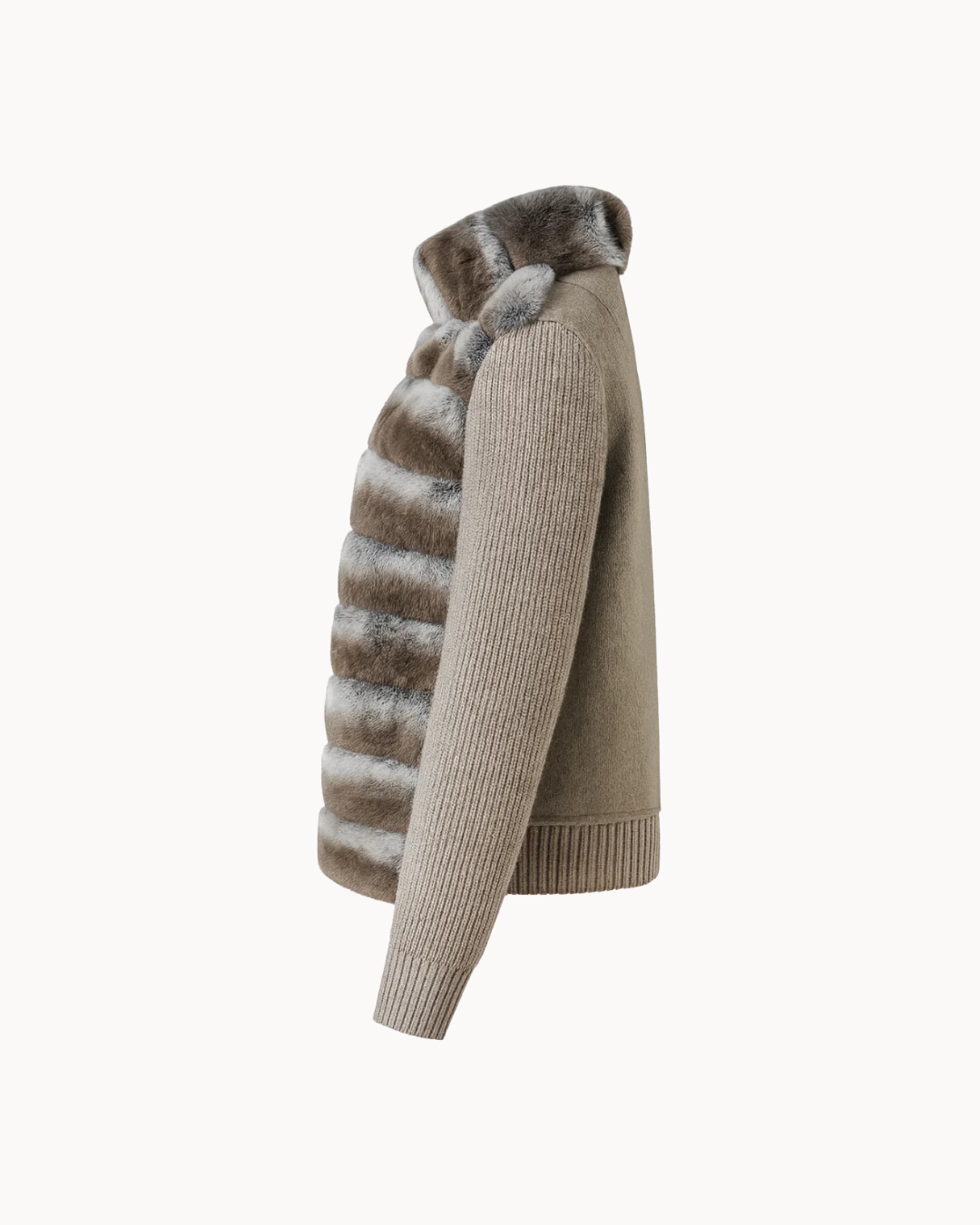 Aspen Fur Jacket - Oatmeal, LOEVA