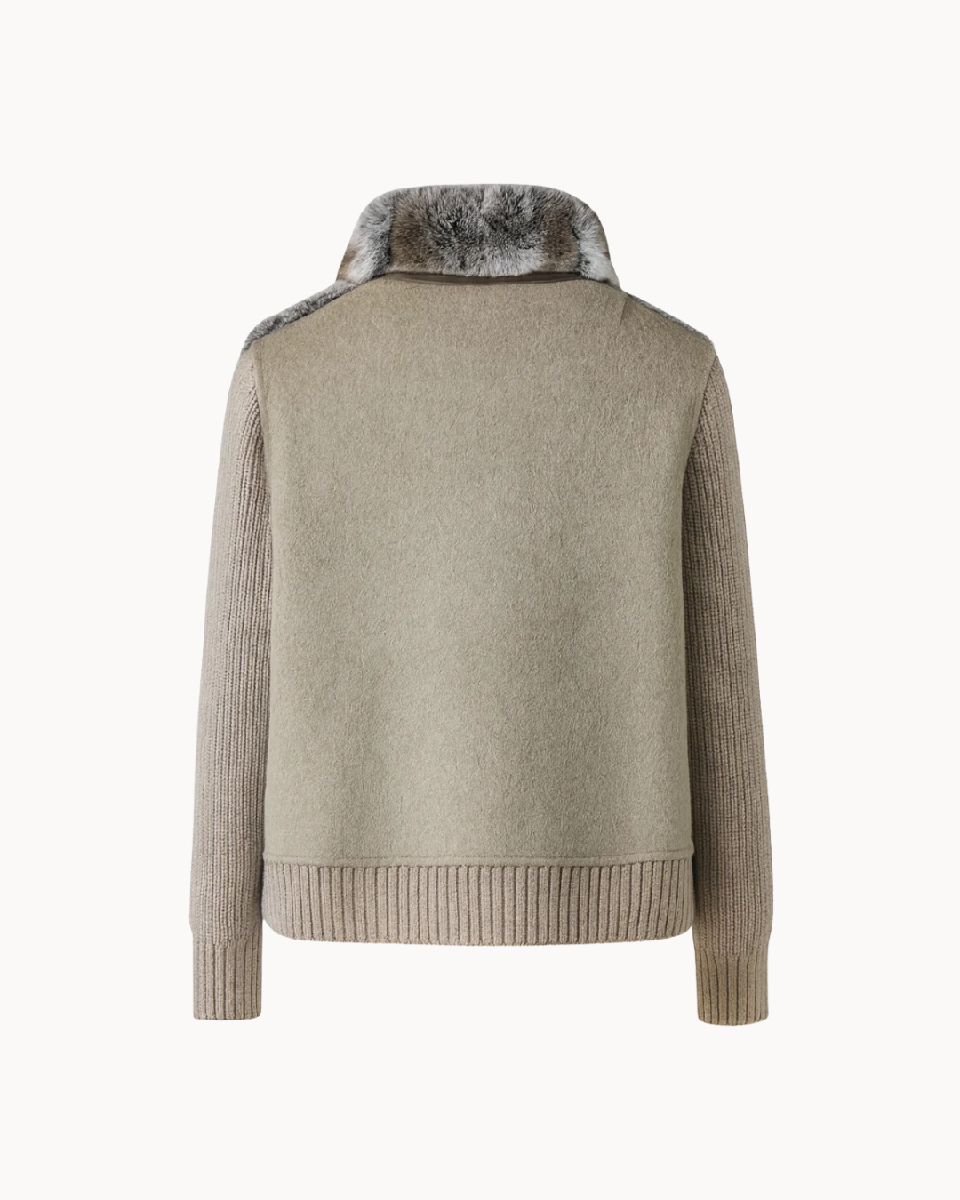 Aspen Fur Jacket - Oatmeal, LOEVA