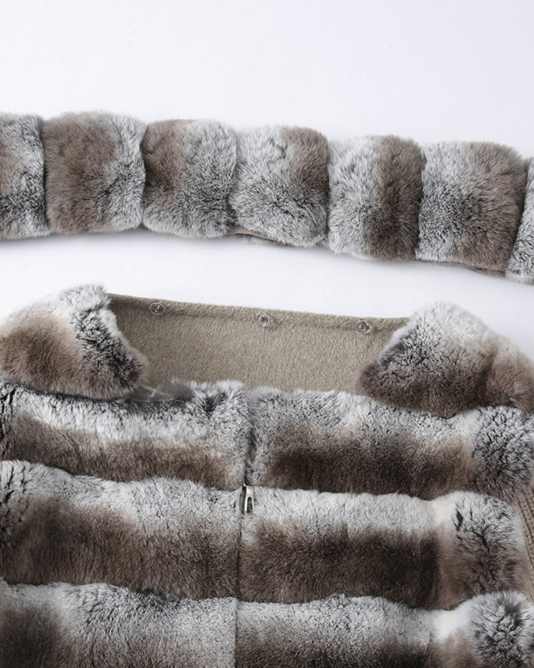 Aspen Fur Jacket - Oatmeal, LOEVA