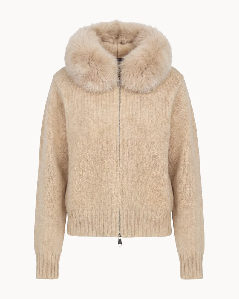 Fur Jacket - Beige