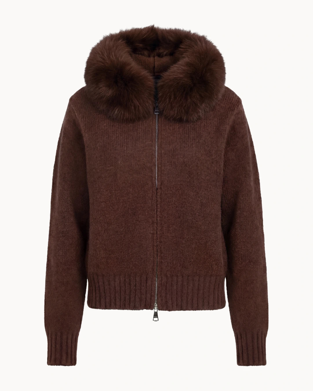 Fur Jacket - Dark Brown