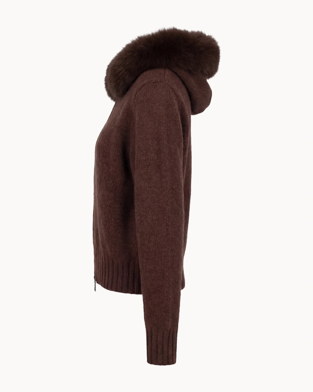 Fur Jacket - Dark Brown