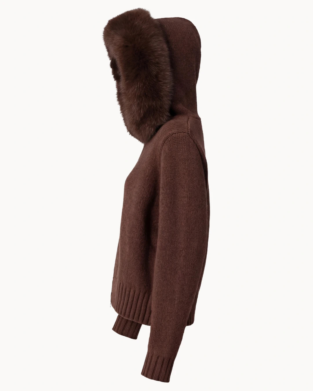 Fur Jacket - Dark Brown