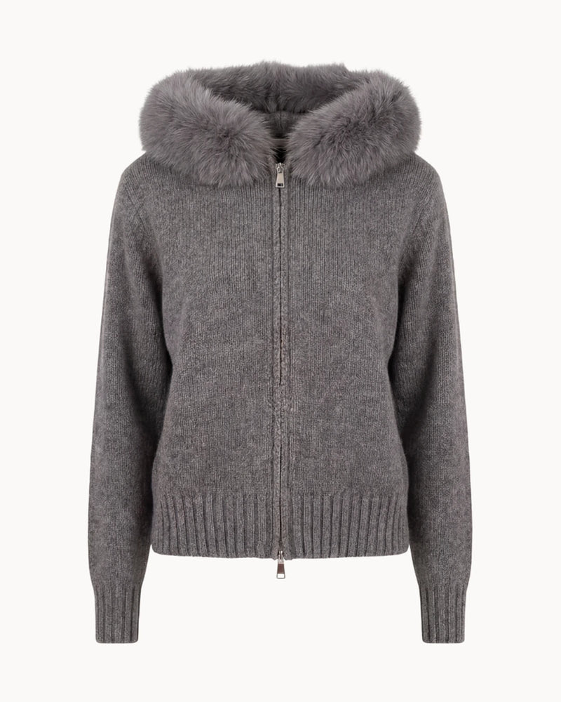 Fur Jacket - Grey