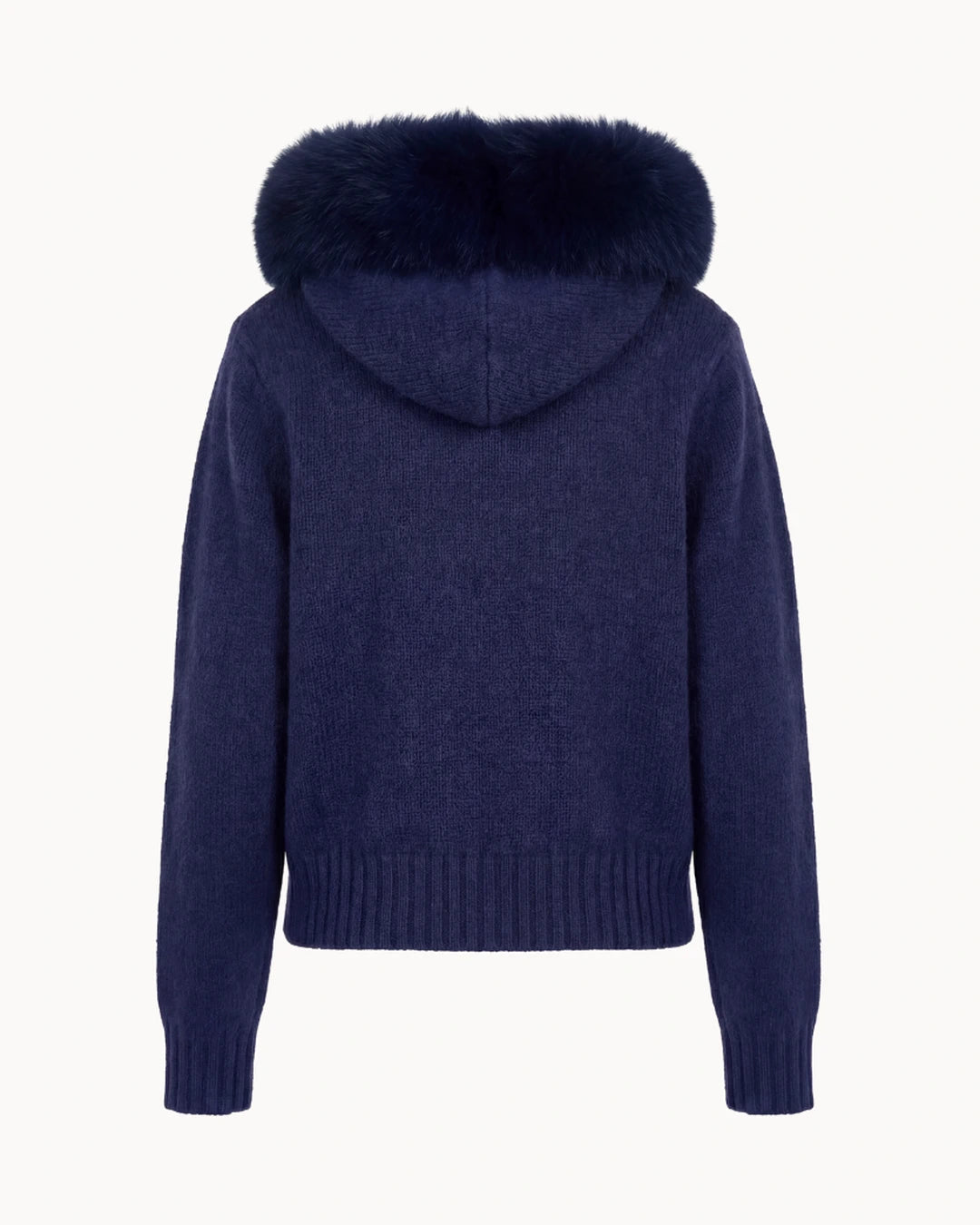 Fur Jacket - Navy Blue